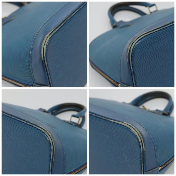 LOUIS VUITTON Epi Alma Hand Bag Toledo Blue M52145 LV Auth 134510 - Picture 15 of 16